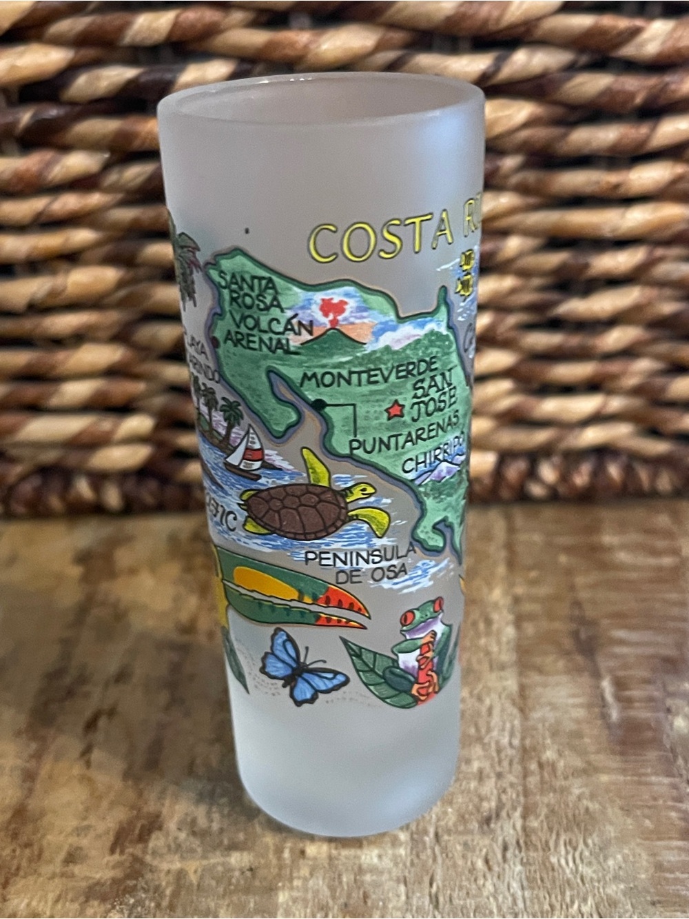 Souvenir COSTA RICA Shot Glass